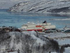 ノルウェー　沿岸急行船でオーロラを見る旅☆2013.2　⑦HURTIGRUTEN ms Finnmarken 12-Day Cruising Day7 北行きの最終地Kirkenes スノーホテル見学