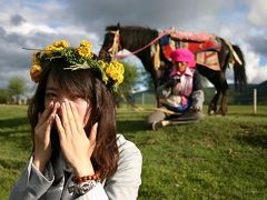 中国雲南省シャングリラ。空が近い