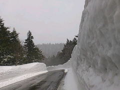 雪の回廊と温泉