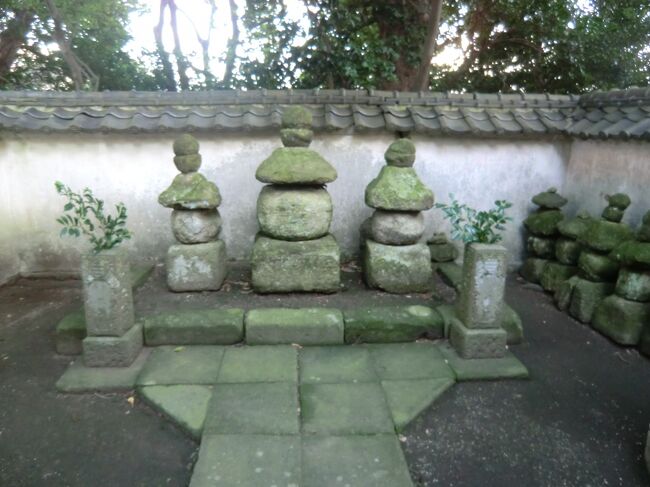 鎌倉時代創設時期に活躍した三浦氏棟梁である三浦義明(みうら・よしあき、1092~1180)を祀った満昌寺から更に東進した大富山・清雲寺(せいうんじ、神奈川県横須賀市大矢部)は長治元年(1104)、三浦義継(みうら・よしつぐ、生没不詳)が父為継(ためつぐ、生没不詳)の供養の為に建立した寺です。<br /><br />本堂背後の墓地には為継の五輪塔が中央に、左右には三浦氏の祖である為道、三代目義継の五輪塔が並んでいますが過去に廃寺の円通寺から移された経緯があり、どちらが為道、義継のものか明確ではありません。<br /><br />為道(ためみち、生年不詳~1083)は源頼義に従い前九年の役で活躍をし、康平6年(1063)三浦の地を与えられ三浦の姓を名乗り衣笠城を築城します。<br /><br />二代目為継は後三年の役で源頼家に従っており、三代目義継は源義朝に仕え、大庭御厨の乱入事件で義朝方で任務を果たしています。<br /><br /><br /><br />2022年8月16日追記<br /><br />当該寺院の境内には下記の通り三浦為継に関する説明板があります。<br /><br />『 伝三浦為継とその一党の廟所<br /> 昭和48年1月10日指定<br /><br />三浦氏三代とは初代為通、二代為継、三代義継をいう、この地には中央の三浦為継墓と伝える五輪塔が存在したが、昭和14年に付近にある深谷の円通寺跡やぐら群から為通、義継の墓と伝えられえる五輪塔を移転し、三代の墓として祀ったものである。<br /><br />左右いずれが為通、義継の墓か不明であるがいずれも凝灰岩製で鎌倉時代の様式を示している。<br /><br />為通は関東平氏の流れをくみ康平6年(1063)源義家より三浦の地を賜り、衣笠城を築いた武将で、為継、義継も源氏に従い武勇に優れた名だたる武将であった。<br /><br />なお、左右にある石塔群及び文永8年銘(後銘)板碑は、三浦93騎墓と伝えられやはり同時期に移されたものである。<br /><br /> 平成2年3月31日 <br /> 横須賀市教育委員会 』