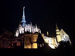 オランダ・ベルギー・モンサンミッシェル・パリ・ドイツ４カ国周遊（フランス・モンサンミッシェルの夜景） 
