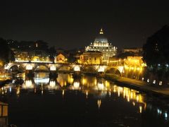 2012年イタリア・スイス旅行記　第16回　ローマ観光　歩き回って夜景を観賞