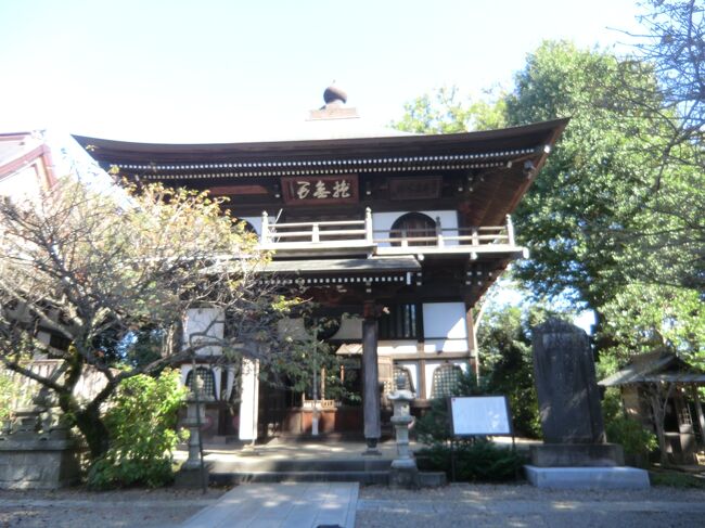 ＪＲ常磐線取手駅すぐ東側の大鹿山・長禅寺（ちょうぜんじ、茨城県取手市取手）は承平元年（９３１）平将門（たいらの・まさかど、生年不詳～９４０）が祈願寺として創建したと伝えられています。<br /><br />江戸時代慶安２年（１６４９）第三代将軍徳川家光より社領５石の朱印状を受け、以降歴代将軍から同様に朱印状を受けて明治維新を迎えます。<br /><br />石段を登りきりますと、正面には三世堂（さんせいどう）という建物が控えています。全国で５棟しかないという「さざえ堂」の形式をもつ建物、即ち外観はご覧の通り二層ですが内部は三層となっているそうです。また建物の内部は上り階段と下り階段があって、参拝者が交差せずにまわれるとのことです。（日常は一般公開されていません）<br /><br /><br /><br /><br />２０２２年８月１８日追記<br /><br />現地寺院境内に建てられた説明板には下記の通り紹介されています。<br /><br />『　長禅寺略記<br /><br />長禅寺は、大鹿山長禅寺と号し、臨済宗妙心寺派の古刹で、京都の妙心寺の末寺です。本尊は延命地蔵尊です。<br /><br />縁起によれば、朱雀天皇の代の承平元年（９３１）に、平将門が勅願所として創建したと伝えられます。将門没後は「御厨三郎吉秀」という人物が、密かに本尊を守り伝えてきたものの荒廃が甚だしかったといわれています。<br />承久元年（１２１９）には義門和尚を開祖として再興が計られ、また「吉秀二十九代後胤織部時平」は、文暦元年（１２３４）に将門の守本尊で安阿弥（快慶）の作と伝えられる十一面観音像を安置するために「四間四面御堂」を建立するとともに、寺の再興を計ったとも伝えられています。<br /><br />創建当時は旧大鹿村（現在の白山地区、取手競輪場近く）にありましたが、江戸時代初めに水戸街道が整備されて取手宿が形成されると現在地へ移転しました。慶安２年（１６４９）NI、三代将軍徳川家光から朱印地五石三斗を賜って以来、代々の徳川将軍から朱印地を賜っています。<br /><br />また長禅寺は、観覚光音禅師が開基したS新四国相馬霊場八十八ケ所（現在の取手市・我孫子市・柏市にまたがる札所）の発願・結願寺でもあります。弘法大師の縁日（毎月二十一日）には、大師講の信者を中心に多くの参詣人で賑わっております。<br /><br />利根川に面した高台に位置する長禅寺は、風光明媚なところで、取手八景や茨城百景のひとつにも数えられて、昔から地域の人々に愛され親しまれているところであります。この他に小林一茶の句碑や小川芋銭の碑、開せん郷土碑、とりで七福神の大黒天などがあります、ぜひ探索してみてはいかがでしょうか。』<br /><br />