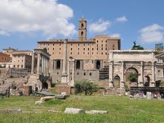 2012年イタリア・スイス旅行記　第18回　ローマ観光　古代遺跡フォロ・ロマーノを見学