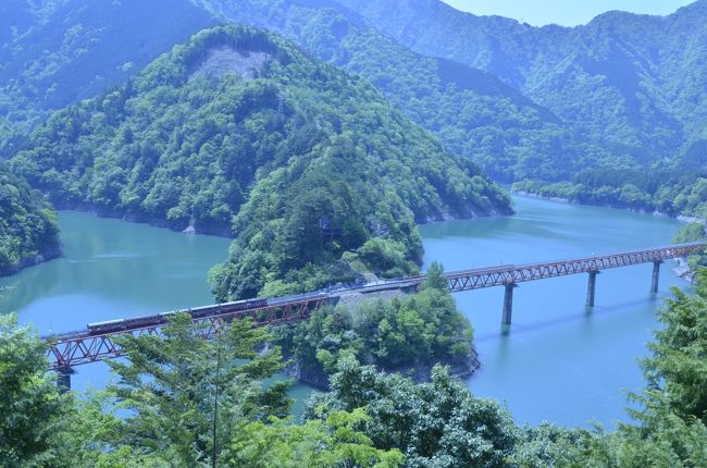 日本で雄一アプト式区間がある大井川鐵道井川線（南アルプスあぷとライン）に乗って、奥大井に広がる大自然を満喫してきました