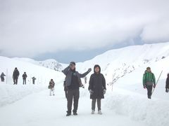 室堂　春の風物詩　雪の大谷ウォーク