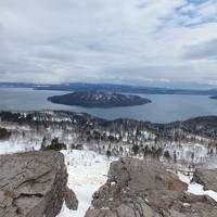 【３】雪残る、絶景の道東周遊の旅＠美幌峠からの屈斜路湖＆霧の摩周湖へ