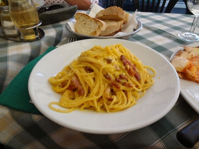 2012年イタリア・スイス旅行記　第19回　ローマ観光　トラステヴェレでローマの昼食