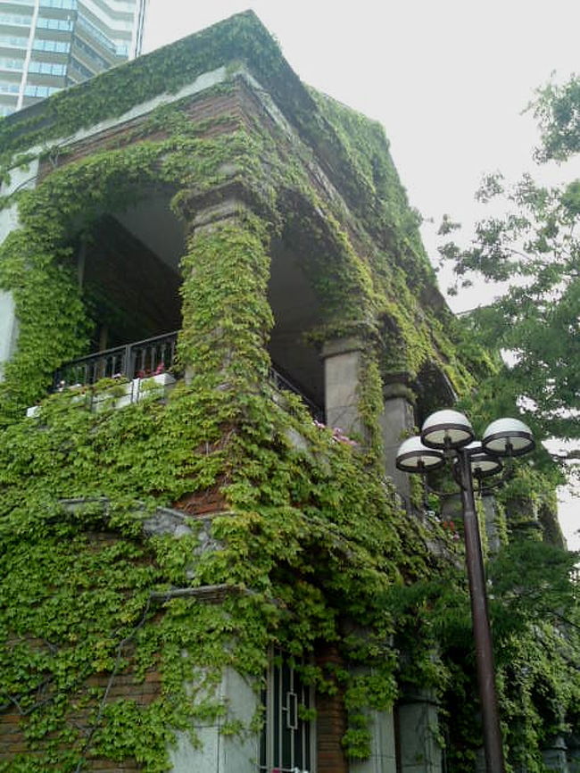 神戸の用事を済ませてから、予てから気になっていた建物をゆっくり見て歩きました。平成７年に、阪神・淡路大震災があり、多くの建物が崩壊しましたが、今は耐震高層ビルやマンションが建ち並び、すっかり変わりました。その中に、大正・昭和初期の名建築は、登録有形文化財として補修、再建されて、残されています。