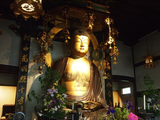 京都・西山三山の一つ楊谷寺の近くには、乗願寺という小さなお寺があります。<br /><br />そこには、立派な丈六の阿弥陀如来坐像があり、西山の大仏（おおぼとけ）さまとよばれております。<br /><br />大仏さまには、かつて行ったことがあり（よろしければ「京都西山に大佛をもとめて （光明寺グループそして水無瀬へ）：http://4travel.jp/traveler/geru0201/album/10408565/」をご覧ください。）その素晴らしさを味わっていました。<br /><br />また拝観してみたいと思い立ち、西山に行くことにしました。<br /><br />乗願寺の後は、前回と同じく柳谷観音（やなぎだにかんのん）として知られている、楊谷寺に行きました。<br /><br />【写真は、西山の大仏さまです。】