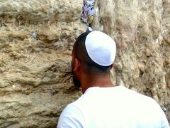 第１部イスラエル周遊旅情第２章エルサレム探訪40三宗教の聖地その３かっての神殿の象徴・嘆きの壁（西の壁）