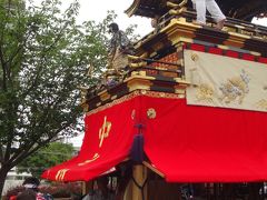 名古屋の出来町の天王祭・山車と高層マンション