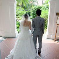 ラッフルズホテルの結婚式(シンガポール)　　　Raffles Hotel