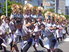 第22回YOSAKOIソーラン祭り（2013年）平岸会場５（札幌大学Lafete、Re:Birth、粋～IKI～ 北海学園大学）