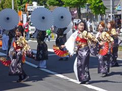 第22回YOSAKOIソーラン祭り（2013年）平岸会場１０（千葉 長友連、リゾンなるこ会飛鳥、大雪風神会、FORZA木更津）