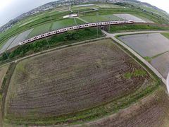 空中散歩　田圃アート下見再チャレンジ