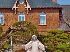 函館10　トラピスチヌ修道院　厳しい規律に従って　☆聖ミカエル・ルルドの泉像など