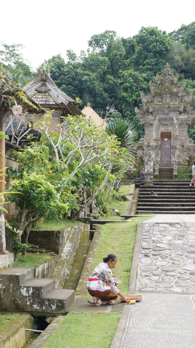 PARIWISATA BALI（９）パンリプラン村で伝統的なバリ島の生活に触れ、観光客のいない村内を散策する。