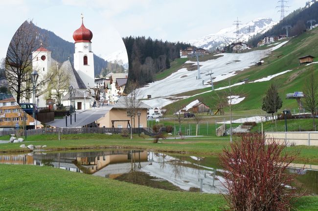 スイス・オーストリア１１日目の５月１日(水)は、最初に、<br />８：０９フェルトキリヒ〜８：５７のザンクト・アントンの鉄道に乗り、ザンクト・アントンへ行きます。<br />ザンクト・アントン・アム・アールベルクは、オーストリア・チロル州ランデック郡にある村です。<br />スイスでは雨が多かったこともあり、チロルが、この旅行で、最も涼しく、空気もさわやかでした。