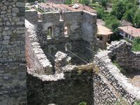 ブルガリア&ルーマニア　【１６】メルニック村を見下ろす廃墟から