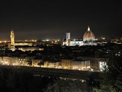 2012年イタリア・スイス旅行記　第25回　フィレンツェ観光　ミケランジェロ広場から夜景を堪能