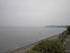 2013.6名古屋TAXIMに，滋賀　湖東三山旅行6終-夕方の琵琶湖畔，帰京