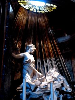 第２部ヴァチカンを飾る、４人の天才を巡るローマ美術散歩04コルナーロ礼拝堂の”聖女テレサの法悦” in サンタ・マリア・デッラ・ヴィットリア教会