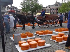 ゴーダ　Gouda のチーズ市・・・・・ベルギーオランダ１５日間の旅