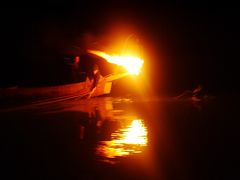 小瀬鵜飼は涼しい川面の熱い漁火