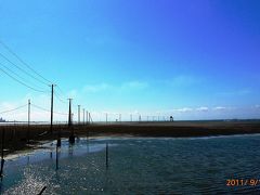 2011　久津間海岸の電柱～中の島大橋～東京湾アクアライン
