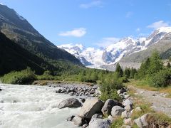 夏のスイス☆５大名峰と絶景列車の旅②♪モルテラッチ氷河・ベル二ナ・ムオタスムラーユ編