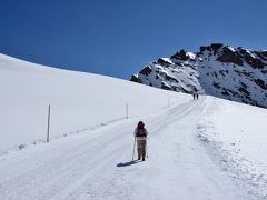 2013年スイス滞在記（７）　ハイキング編③　メンヒ山小屋まで雪上ハイキング