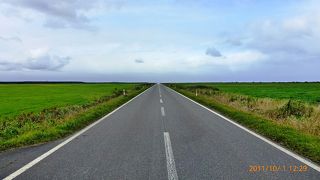 2011　秋の道東～道北～道央絶景FLY＆DRIVE　～2日目：たぶん北海道一番！浜頓別エサヌカ線の超絶景ロード～