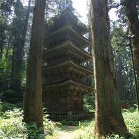 鳥海山　羽黒山五重塔