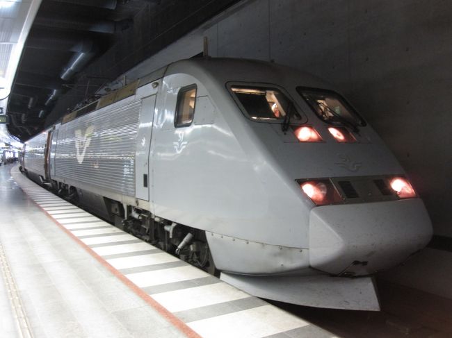 ストックホルムからスウェーデン国鉄の特急X2000でコペンハーゲンに向かいます。