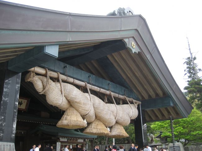 玉造温泉を拠点に松江市内観光、足立美術館、出雲大社を見てきました。