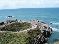 日本海に面した海食崖東尋坊と　日本曹洞宗の中心寺院（大本山）永平寺