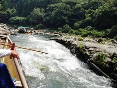 『丹波の国』亀岡から、京の名勝『嵐山』まで清流の保津峡を舟下り！