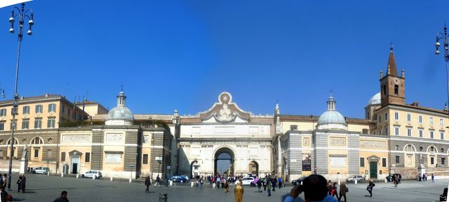 第２部ヴァチカンを飾る、４人の天才を巡るローマ美術散歩29かってのローマの玄関ポポロ門とポポロ広場