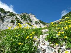 雲上の花園♪　白馬大雪渓から白馬岳に登る♪　１日目