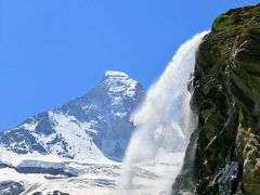 スイスハイキング２０１３・１６日目：マッターホルンより高い滝迄のルート