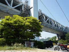 2013夏の瀬戸内バイク旅（鷲羽山からの瀬戸大橋）