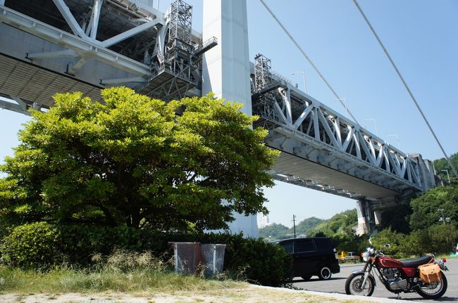 2013年8月，バイクで岡山の瀬戸内沿いを走ってきました！<br /><br />まずは閑谷(しずたに)学校に立ち寄った後，鷲羽山からの瀬戸大橋の光景を楽しんできました。