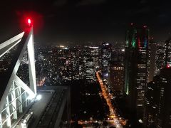 祝・TOKYOオリンピックカラーの都庁＆東京スカイツリー、ドラえもん東京タワー、まさにここはNY☆☆☆3,200円でパーク・ハイアット東京からの煌めく夜景を堪能　