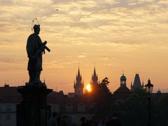 秋の青空に映える悠久の歴史の街プラハ、チェスキークルムロフ、ウィーン　６日間の旅②　プラハ城編