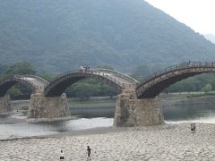 2013夏休み　西日本を巡る２２００キロドライブ家族旅行１週間　５日目　その３　錦帯橋へ　編