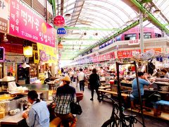 ソウルひとり街歩き（５）～広蔵市場、登山用品通り、明洞で夕食