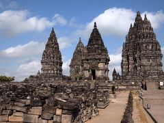 好天　インドネシアの旅　ジャワ島　その４　プランパナン寺院遺跡と古都ソロ