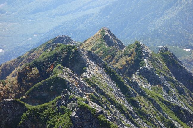 西穂山頂へ