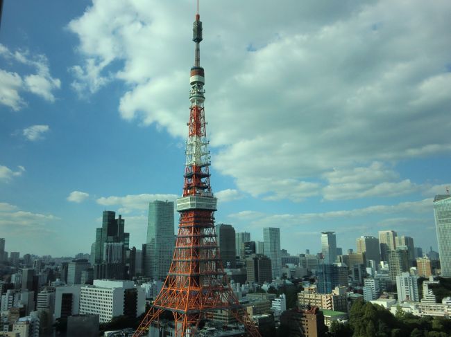 東京芝公園にあるプリンスパークタワープレミアムフロアのプレミアムダブルルームに宿泊しました。各階フロアに１つしかないバスタブからも東京タワーが見ることができるビューバスのお部屋です。プレミアムラウンジで過ごす東京タワーづくしの週末です。